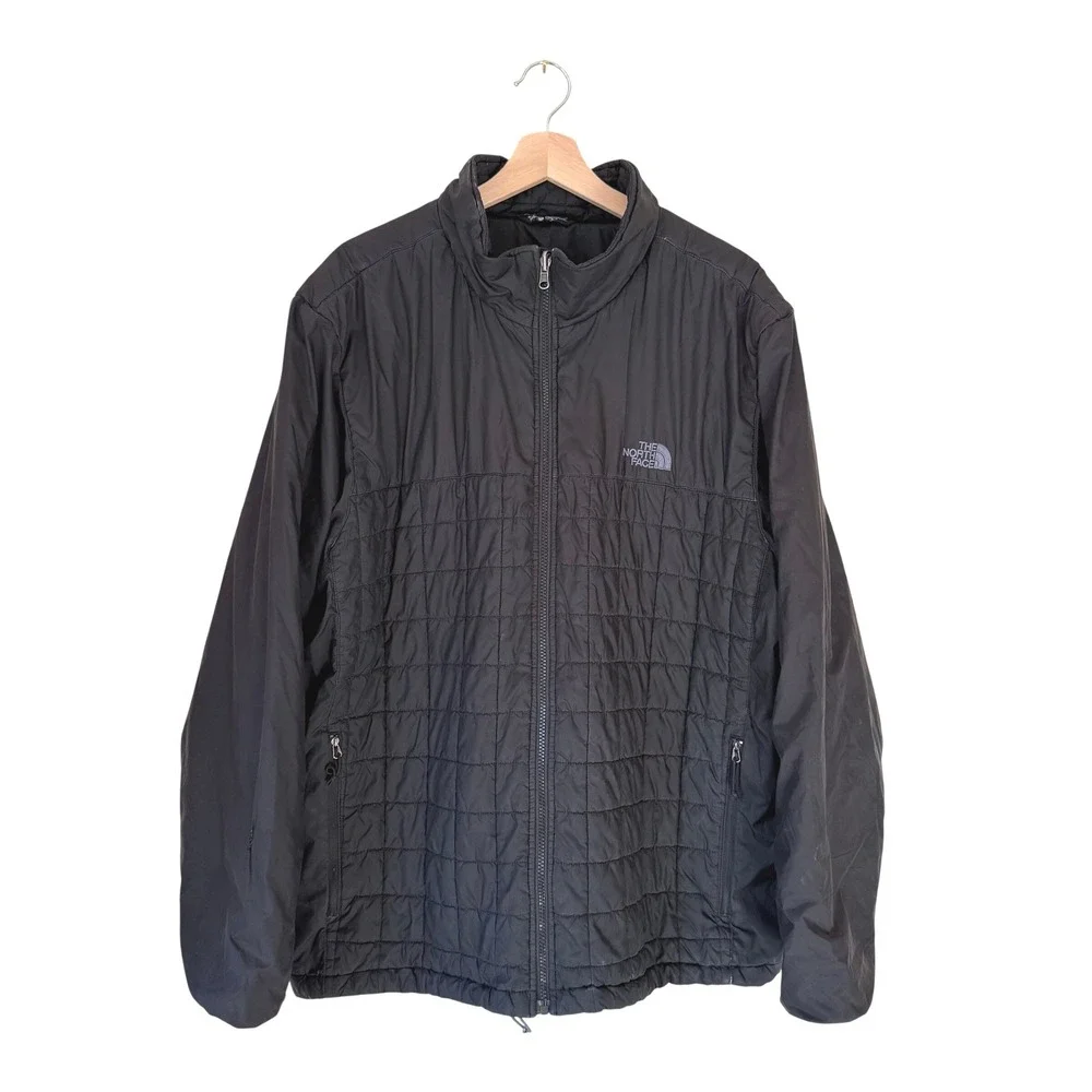 The North Face Mens Black Quilted Full Zip Insulated Jacket XXL